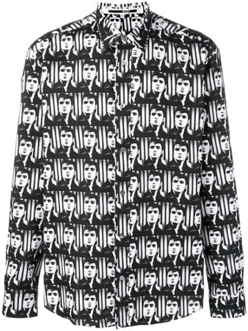 Mcq Alexander Mcqueen Elvis Presley Printed Shirt - Black