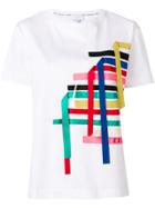 Escada Sport Ribbon Embellishment T-shirt - White