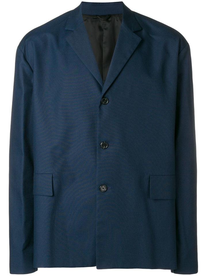 Raf Simons Single-breasted Blazer - Blue
