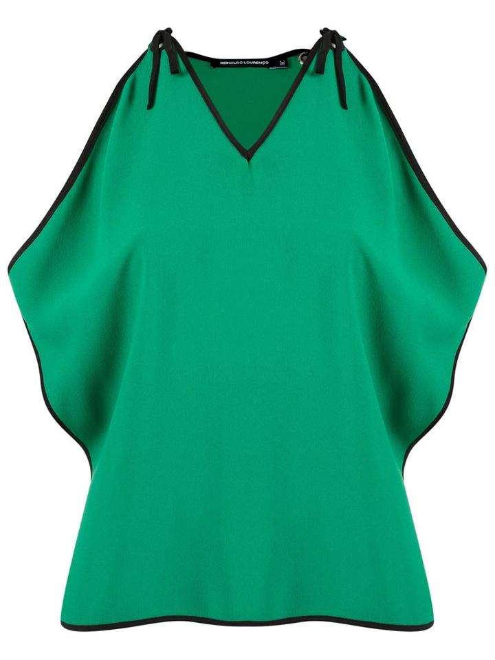 Reinaldo Lourenço V-neck Panelled Blouse
