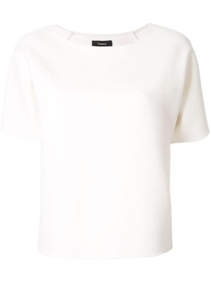 Theory Round Neck T-shirt - White
