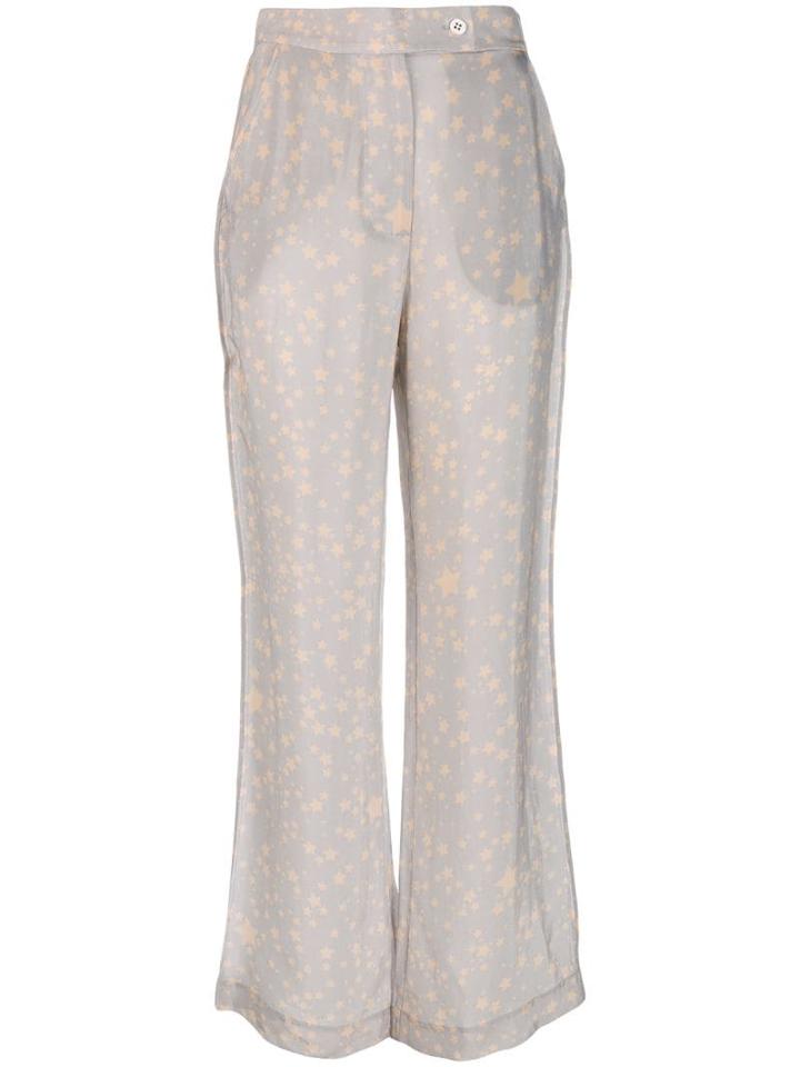 Acne Studios Regular-waist Trousers - Purple