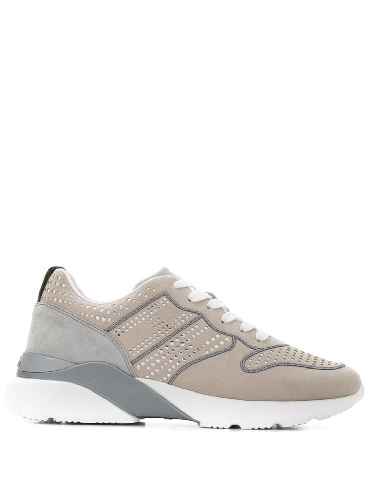 Hogan Perforated Low-top Sneaker - Neutrals