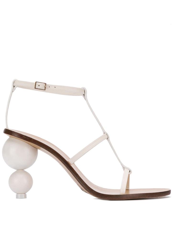 Cult Gaia Eden Sandals - White