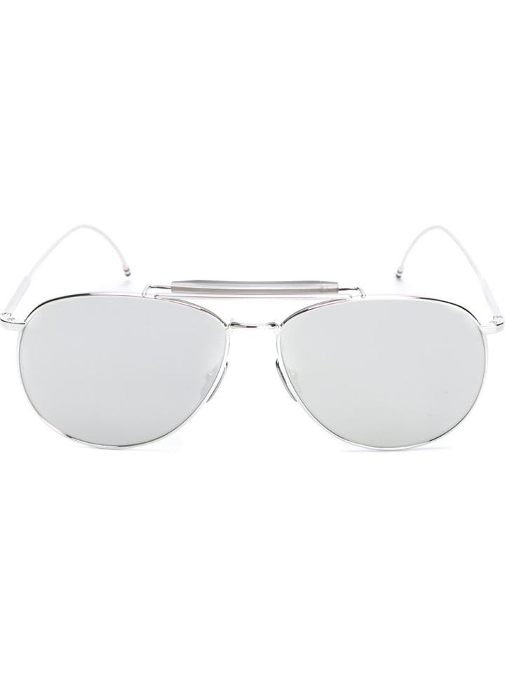 Thom Browne Aviator Frame Sunglasses