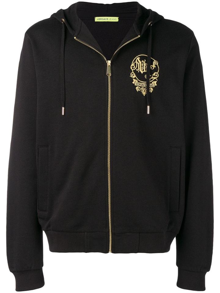 Versace Jeans Basic Hooded Jacket - Black