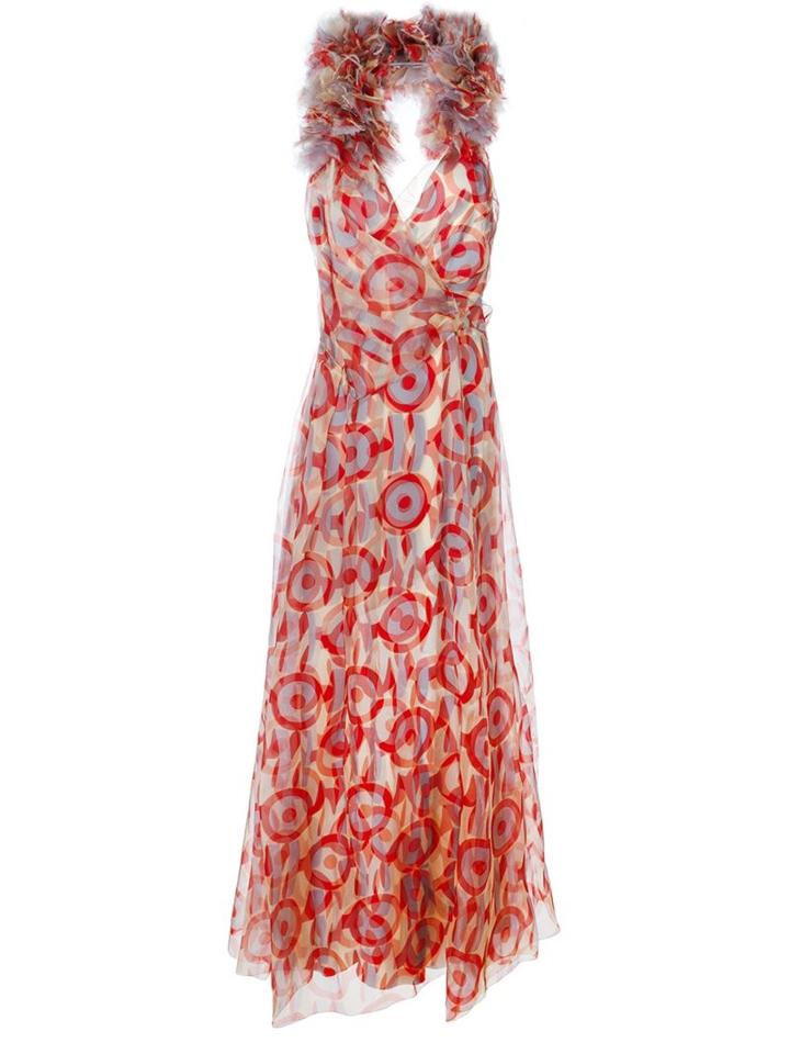 Marc Jacobs Circle Print Evening Dress