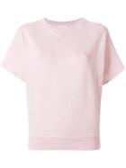 Dondup Short Sleeve Sweatshirt - Pink & Purple