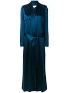 Galvan Signature Trench Coat - Blue