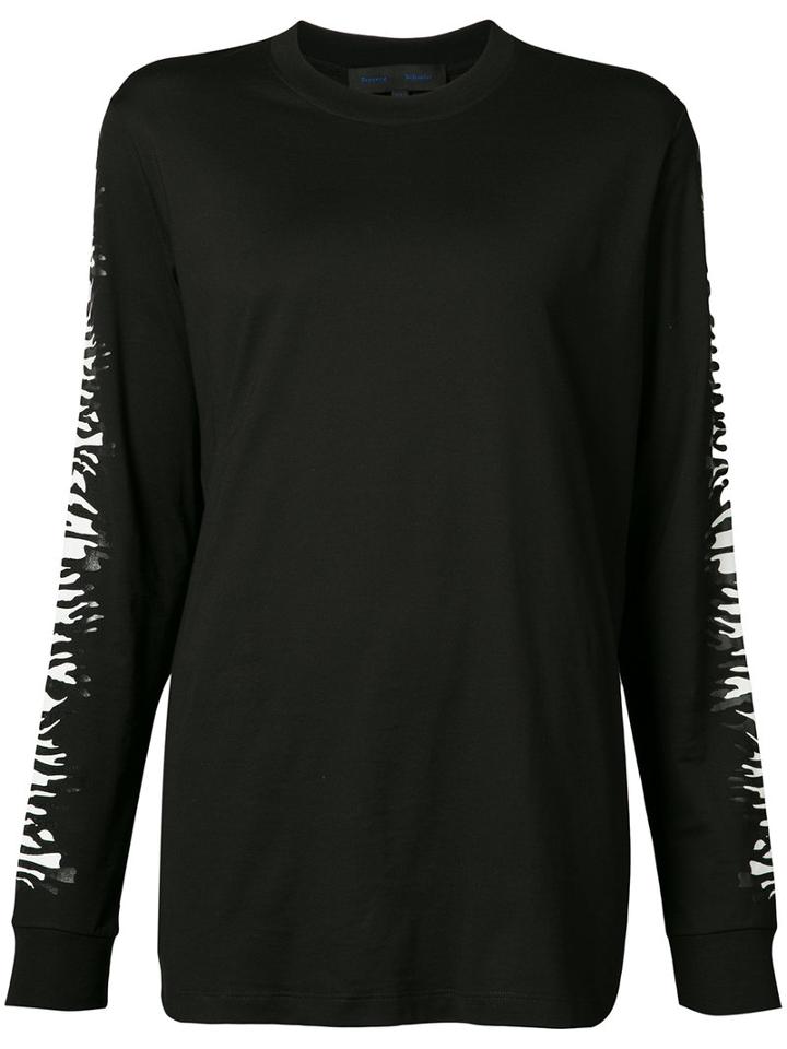 Proenza Schouler - Printed T-shirt - Women - Cotton - S, Black, Cotton