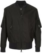 Neil Barrett Bomber Jacket With Zipper - Black