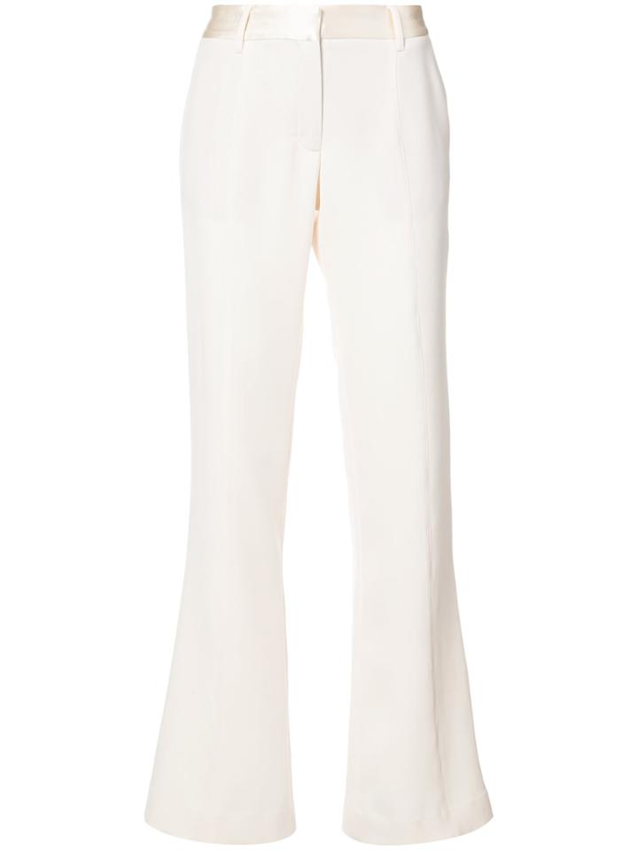 Prabal Gurung Classic Bootleg Trousers - White