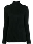 Iris Von Arnim Turtleneck Knit Sweater - Black