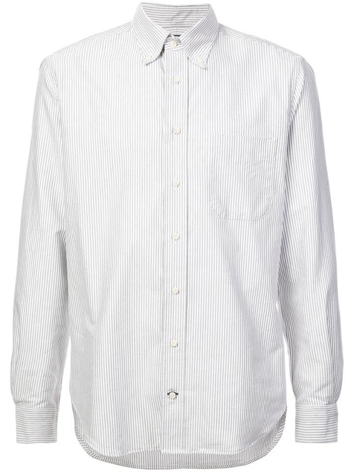 Gitman Vintage Classic Striped Shirt - Grey