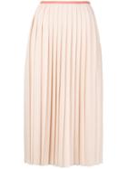 See By Chloé Long Pleated Skirt - Nude & Neutrals