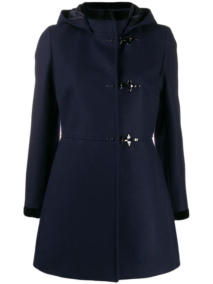 Fay Virginia Duffle Coat - Blue