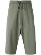 Lost & Found Rooms - Bermuda Shorts - Men - Cotton/spandex/elastane - M, Green, Cotton/spandex/elastane