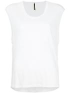 Nobody Denim Linen Tank Powder - White