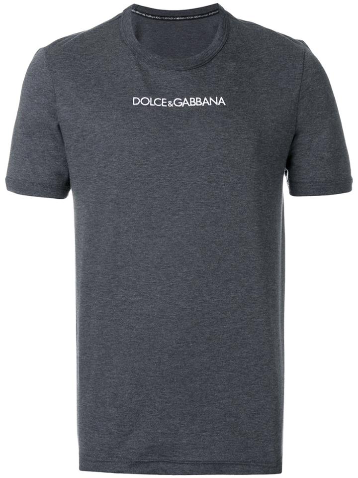 Dolce & Gabbana Logo Print T-shirt - Grey