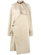Jw Anderson Asymmetric Trench Coat - Brown