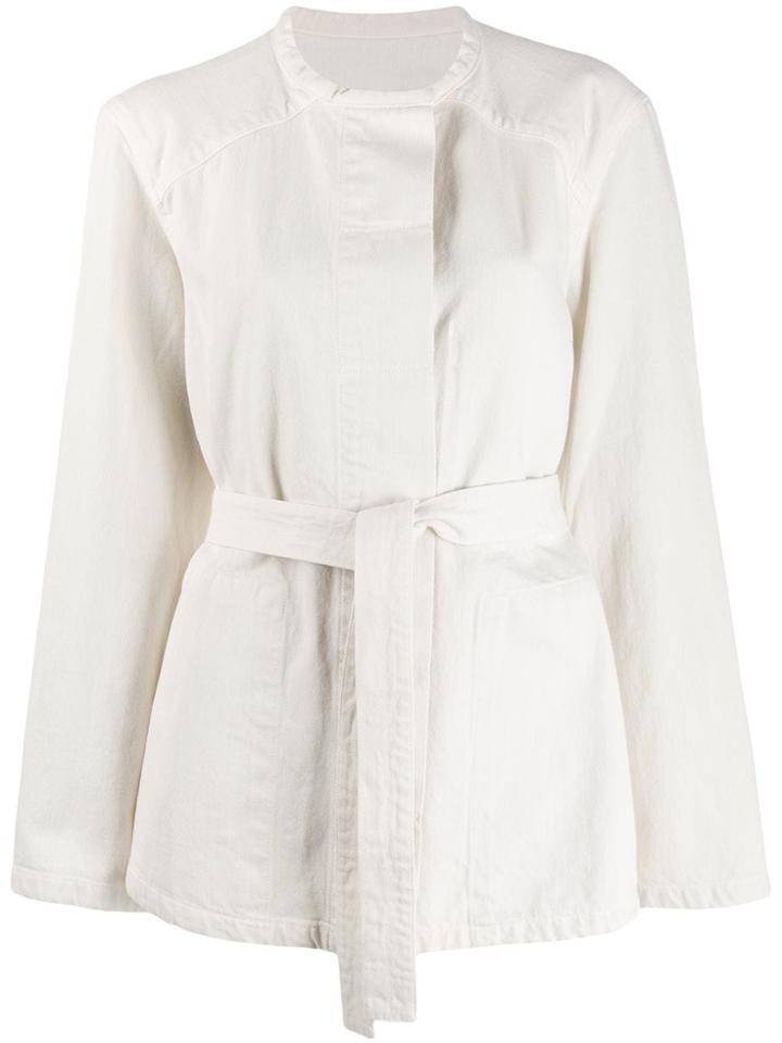 Lemaire Tie Waist Coat - Neutrals