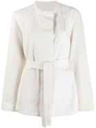 Lemaire Tie Waist Coat - Neutrals