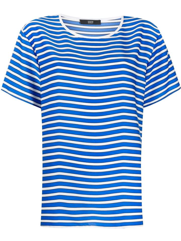 Steffen Schraut Striped T-shirt - Blue
