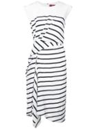 Sies Marjan Striped Midi Dress - White