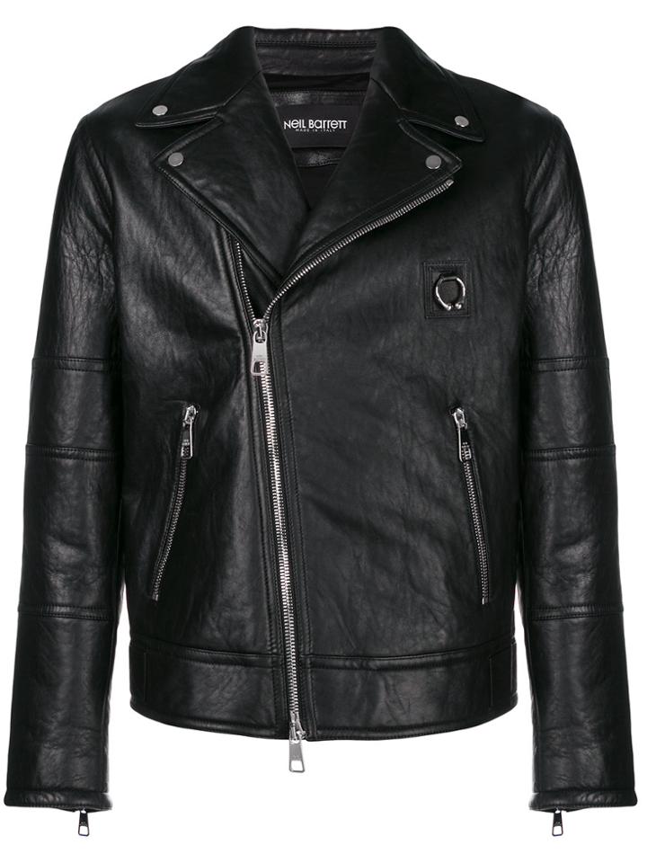 Neil Barrett Piercing Detail Jacket - Black