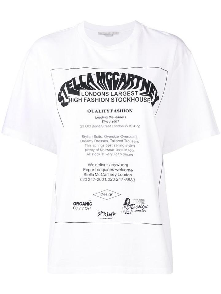 Stella Mccartney Stella Print T-shirt - White