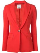 Pinko Fitted Suit Jacket - Red