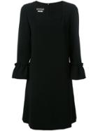 Boutique Moschino Ruched Sleeve Dress - Black