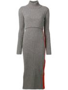 Sportmax Sportmax - Woman - Nadir - Knit Ribbed Cashemere Dress - Grey