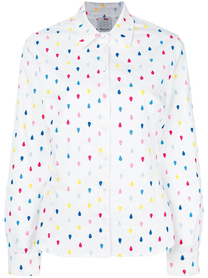 Ultràchic Embroidered Long-sleeve Shirt - White