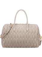 Miu Miu Avenue Travel Bag - Grey