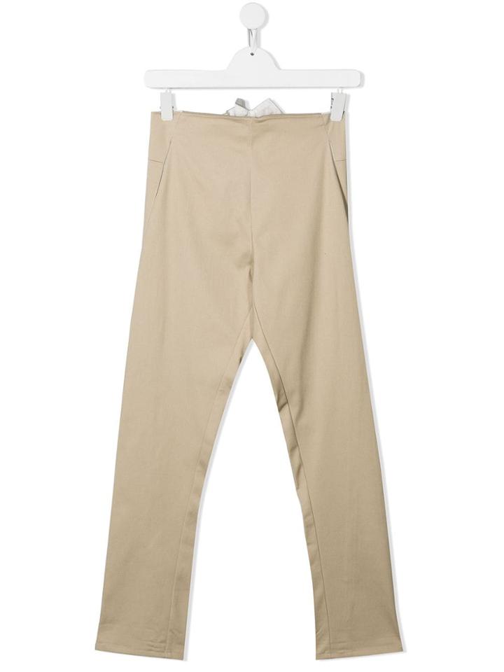 Anja Schwerbrock Teen Poel Straight Leg Trousers - Neutrals