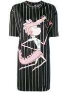 Love Moschino Cartoon T-shirt Dress - Black