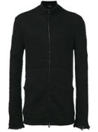 Lost & Found Ria Dunn Zipped Knitted Cardigan - Black