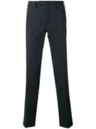 Incotex Micro Pattern Slim-fit Trousers - Blue