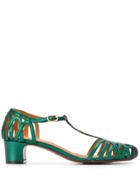 Chie Mihara T-bar Strap Sandals - Green