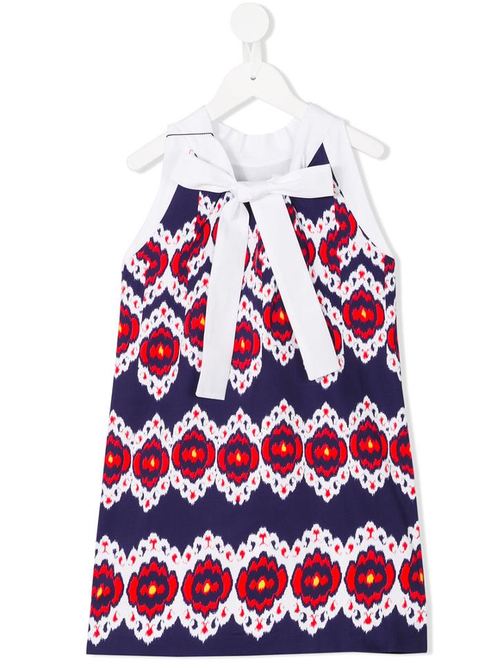 Oscar De La Renta Kids - Abstract Print Shift Dress - Kids - Cotton/polyester - 3 Yrs, Yellow