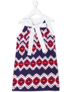 Oscar De La Renta Kids - Abstract Print Shift Dress - Kids - Cotton/polyester - 3 Yrs, Yellow