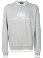 Dolce & Gabbana Crown Logo Sweatshirt - Grey