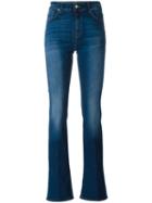 7 For All Mankind Bootcut Jeans, Women's, Size: 31, Blue, Cotton/polyester/lyocell/spandex/elastane