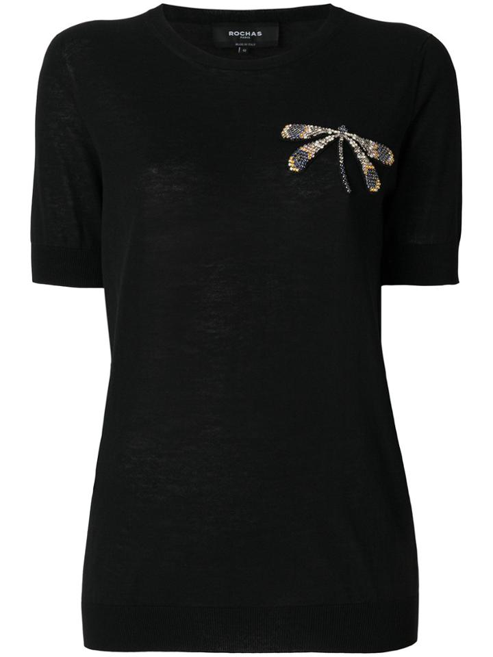 Rochas Dragonfly T-shirt - Black