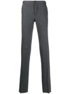 Incotex Houndstooth Slim Fit Trousers - Blue