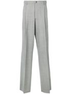 Raf Simons Straight Micro Checked Trousers - Multicolour