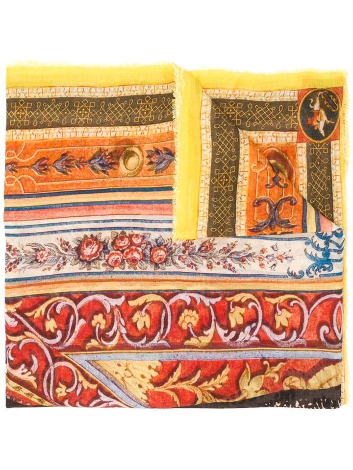 Faliero Sarti Creator Printed Scarf - Yellow