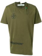 Off-white Graphic Print T-shirt - Green
