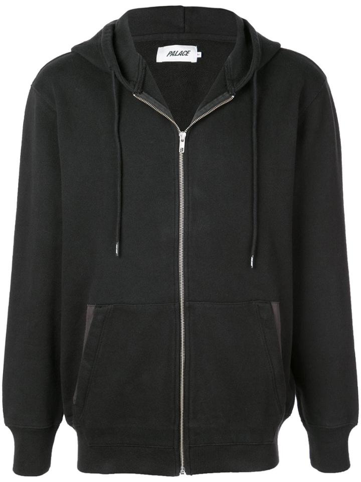 Palace Zipped Hoodie - Black